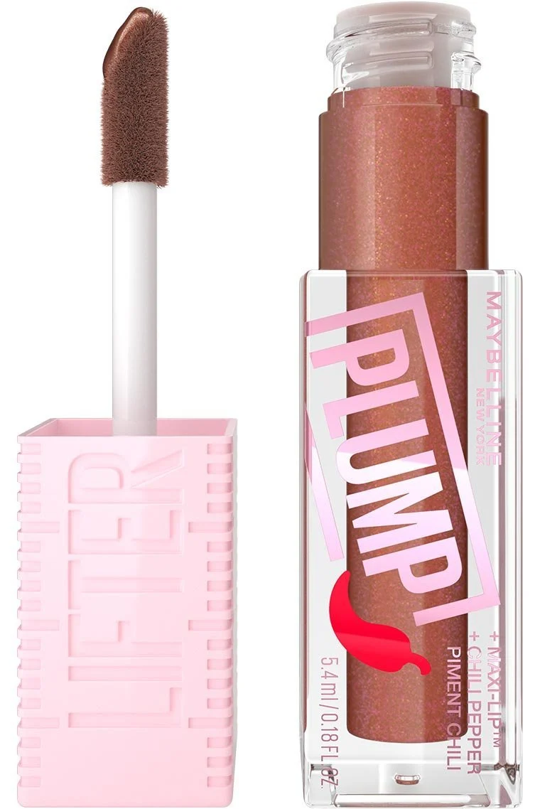 MAYBELLINE BRILLO LABIAL LIFTER GLOSS PLUMP COCOA ZING 007